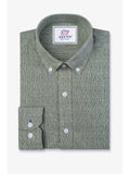 Mason Casual Untuckable Casual Fit Dress Shirt Green - Alynn