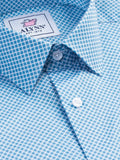 Porter Slim Fit Blue Dress Shirt By Alynn