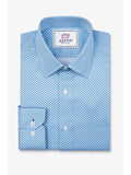 Porter Slim Fit Blue Dress Shirt By Alynn