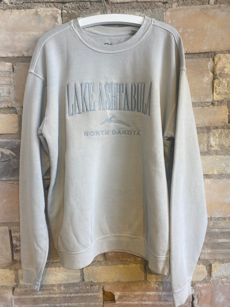 Lake Ashtabula Crew Sweatshirt (Cement)