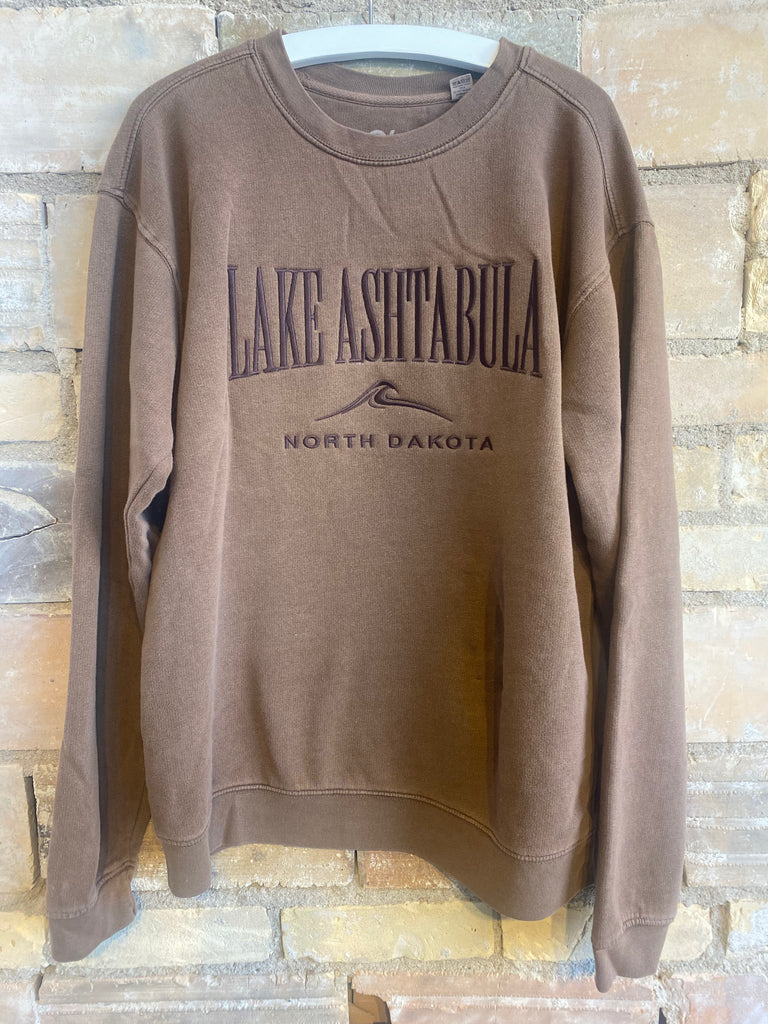 Lake Ashtabula Crew Sweatshirt (Coffee Bean)