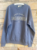Lake Ashtabula Sanded Fleece Crew Sweatshirt (Cool River)