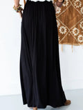 The Perfect Pocketed Maxi Skirt - Black