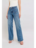 Judy Blue High Waisted Star Front Seam Jeans