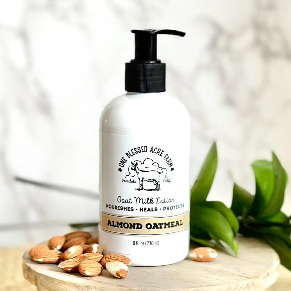 One Blessed Acre Farm "Almond Oatmeal" Goat Milk Lotion