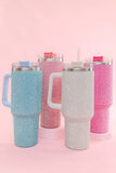 40oz Rhinestone Stainless Steel Tumbler