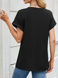 Women's Round Neck Loose Short Sleeve T-Shirt