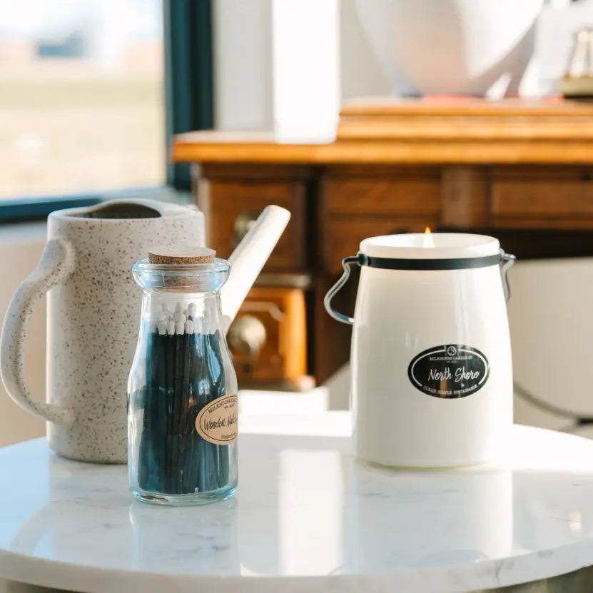 Milkhouse 22 oz Butter Jar Candle: North Shore
