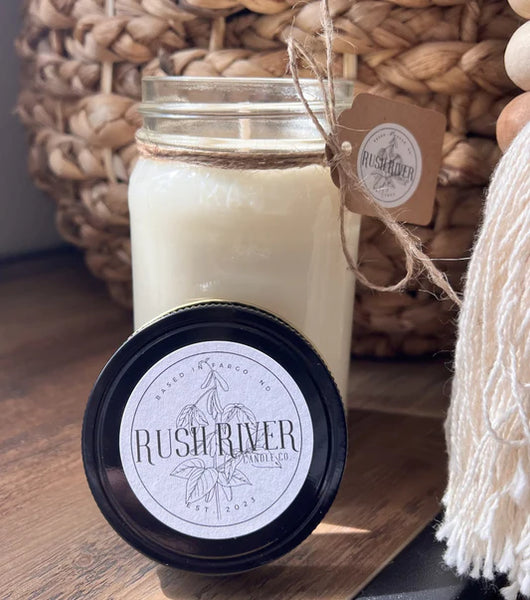 Rush River Candle Company 16 oz jar candle