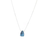 Lotus "Mila" Kyanite Necklace in Sterling Silver