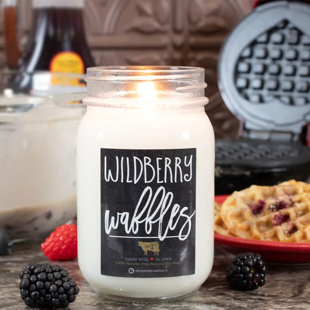 Milkhouse "Wildberry Waffles" 13oz jar candle