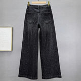 "Sparkle Rhinestone Denim"