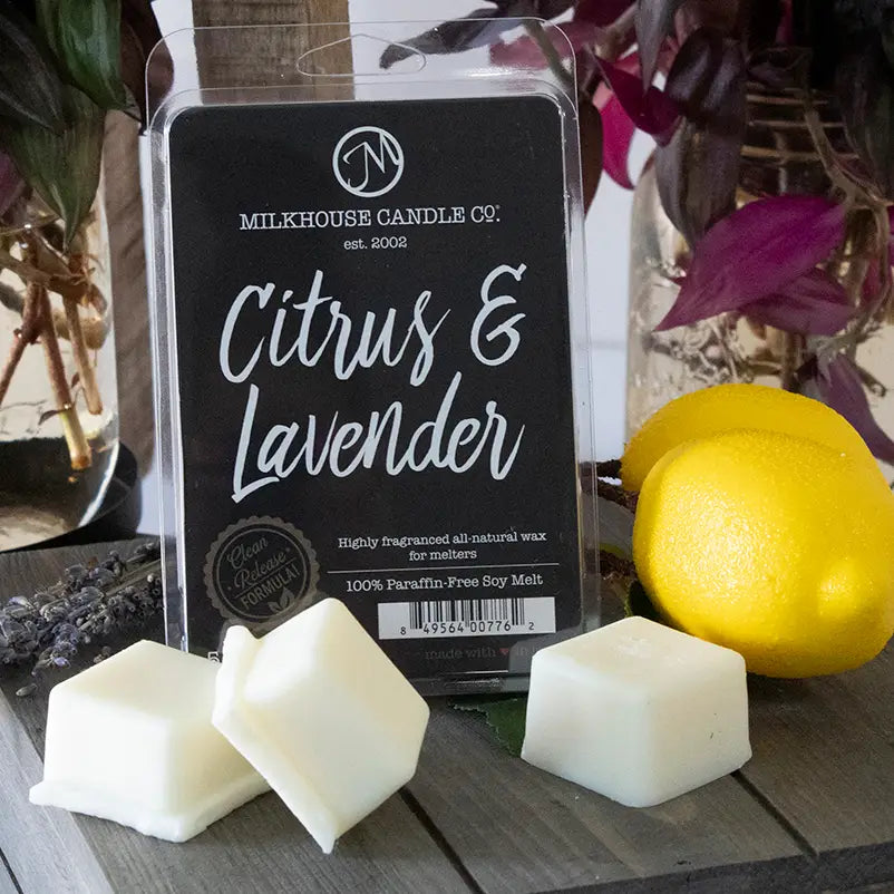 Milkhouse 5.5 oz Wax Melts: Citrus & Lavender