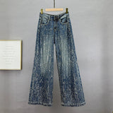 "Sparkle Rhinestone Denim"