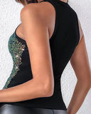 Party Sequin Tank Top