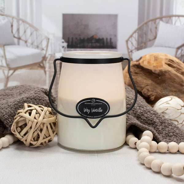Milkhouse 22 oz Butter Jar Candle: Very Vanilla