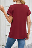 Women's Round Neck Loose Short Sleeve T-Shirt