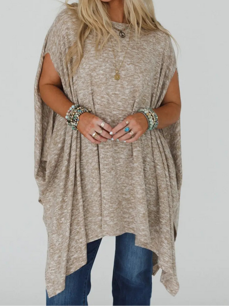 Two Tone Tunic - Taupe
