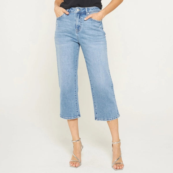 Mica High Rise Straight Capri