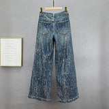"Sparkle Rhinestone Denim"