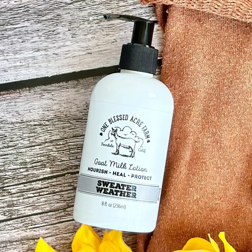 One Blessed Acre Farm "Sweater Weather" Goat Milk Lotion