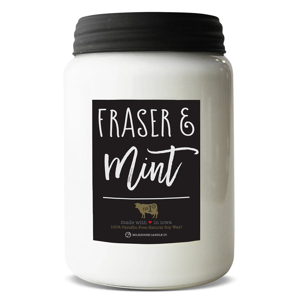 Milkhouse 26 oz. Jar Candle "Fraser & Mint"