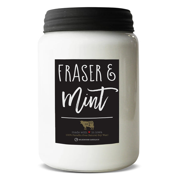 Milkhouse 26 oz. Jar Candle "Fraser & Mint"