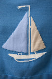 Blue Sailboat Sweater