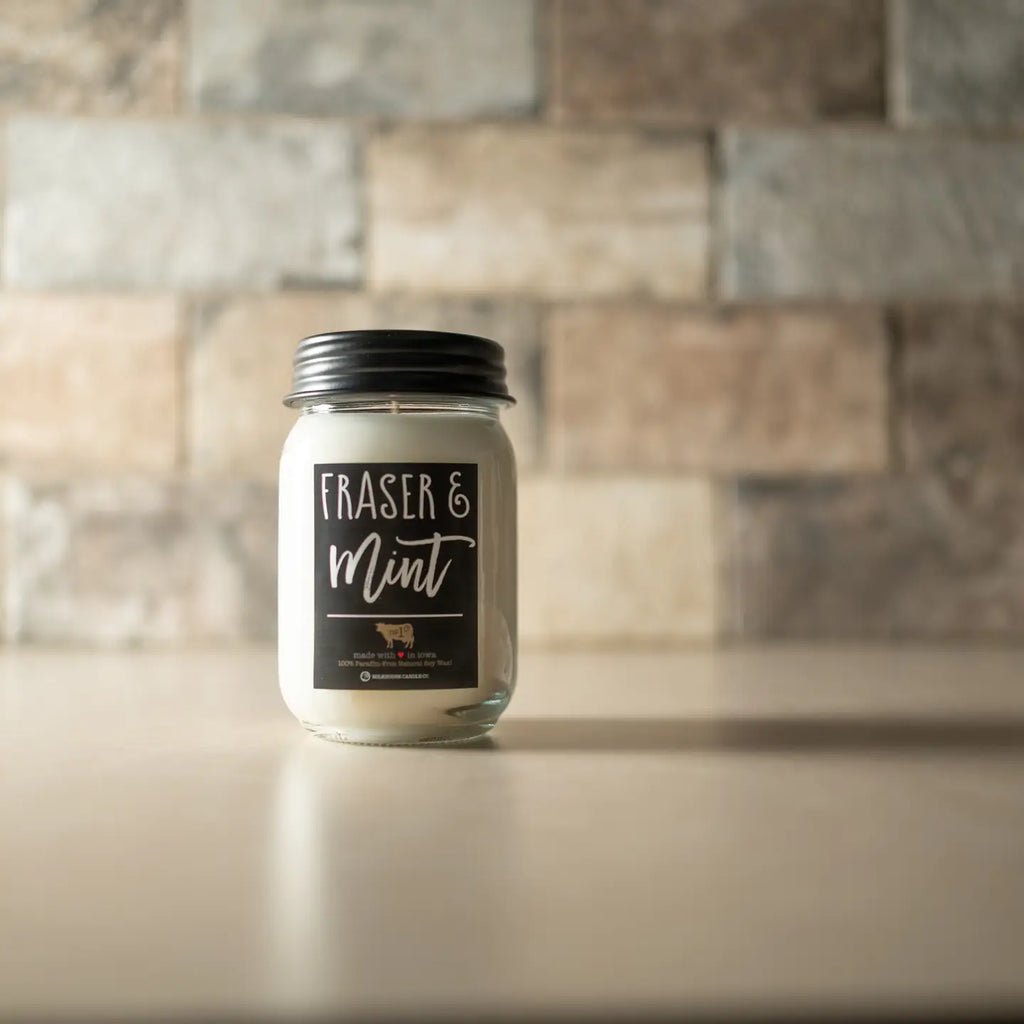 Milkhouse 13 oz. Jar Candle "Fraser & Mint"