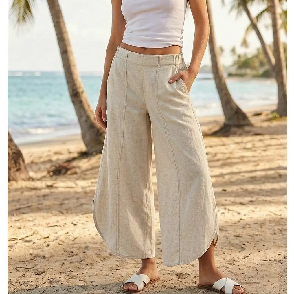 Tulip Washed Oatmeal Relaxed Fit Jean