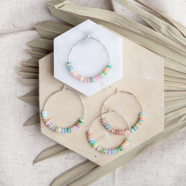 Lotus- Haku Earrings- Sterling Silver