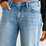 Mica Denim Low-Rise Wide Ankle Baggy Fit