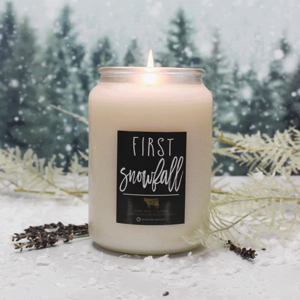 Milkhouse 26 oz. Jar Candle "First Snowfall"