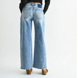 Mica Denim Low-Rise Wide Ankle Baggy Fit