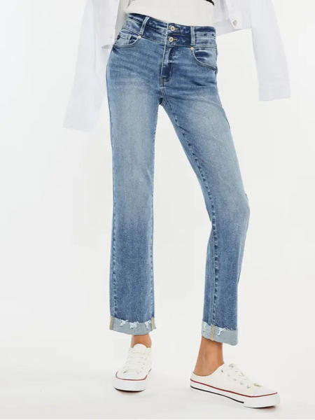 KanCan High Rise Slim Straight Jeans