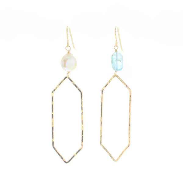 Lotus Darya Earrings- 14K Gold Filled