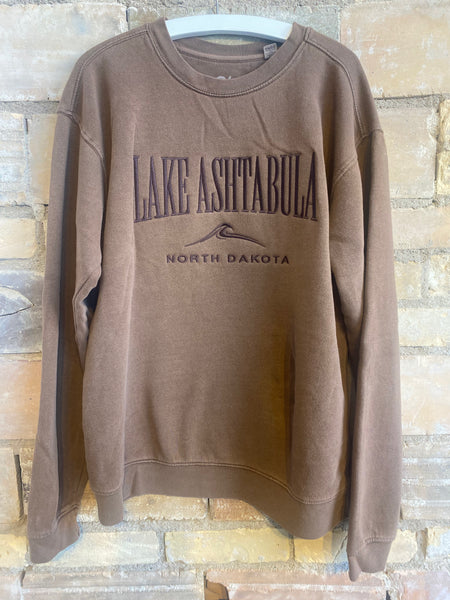 Lake Ashtabula Crew Sweatshirt (Coffee Bean)