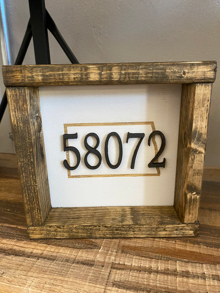 "58072" Sign Decor 7x7