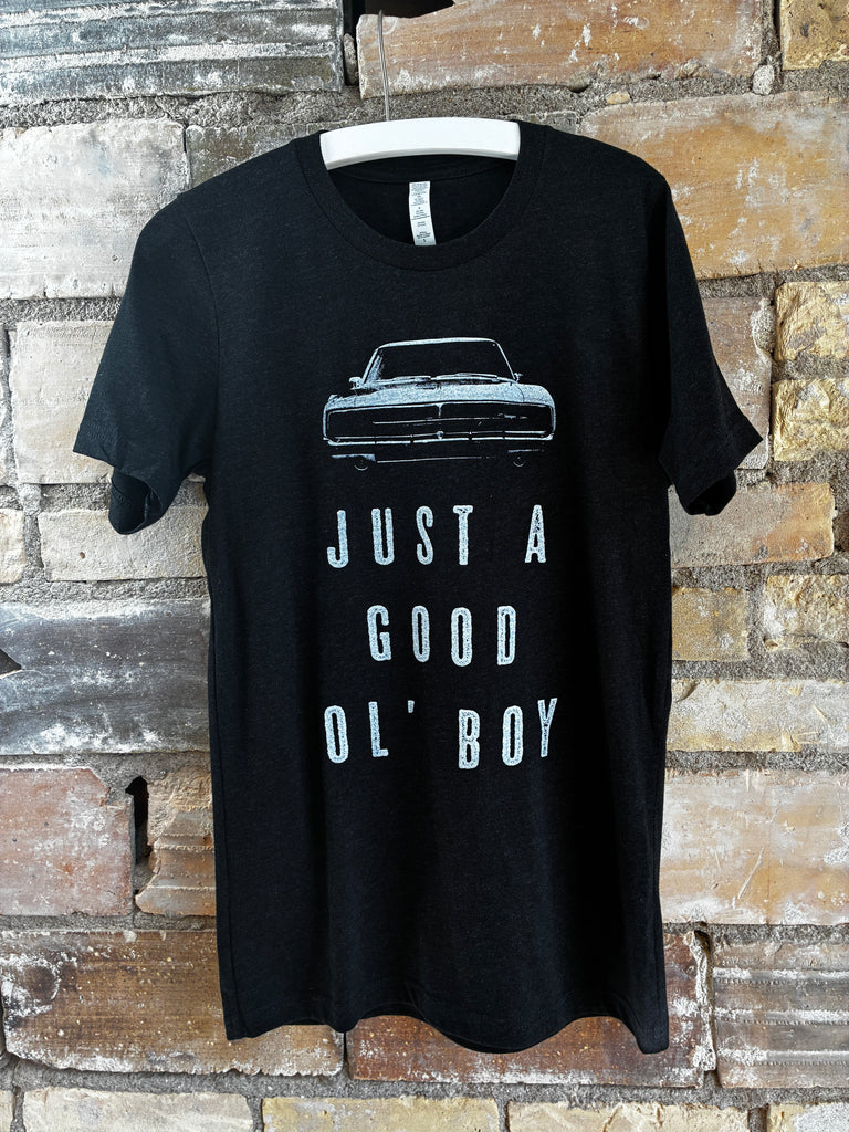 "Just a Good Ol' Boy" Black Graphic T-Shirt