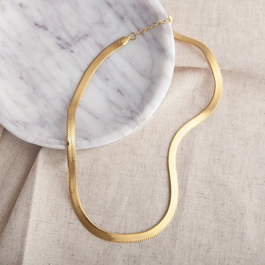 Lotus "Avery" Gold Necklace