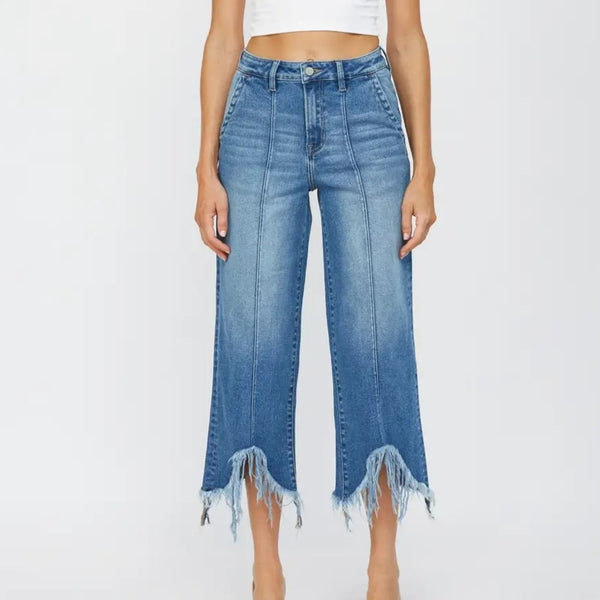 Mica High Rise Cropped Wide Leg