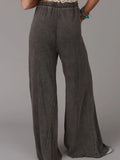Robin Wide Leg Pant in Charcoal