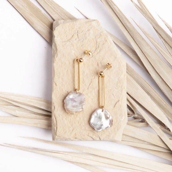 Lotus Samoa Earrings- Gold Plated