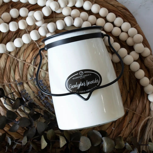 Milkhouse 22 oz Butter Jar Candle: Eucalyptus Lavender