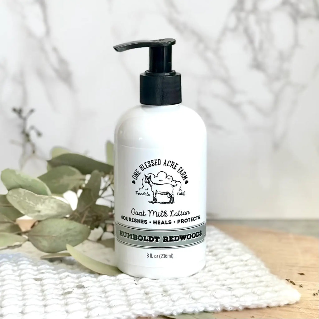 One Blessed Acre Farm "Humboldt Redwoods" Goat Milk Lotion