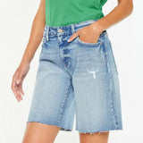 KanCan Bermuda Denim Shorts
