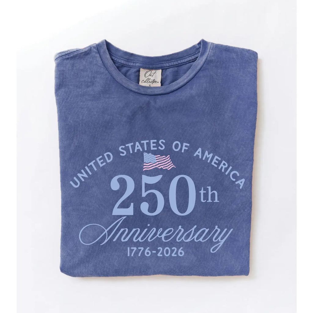USA- 250 Anniversary- Mineral Graphic Top