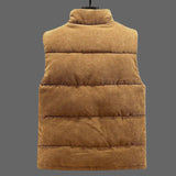 Men's Corduroy Camel Vest