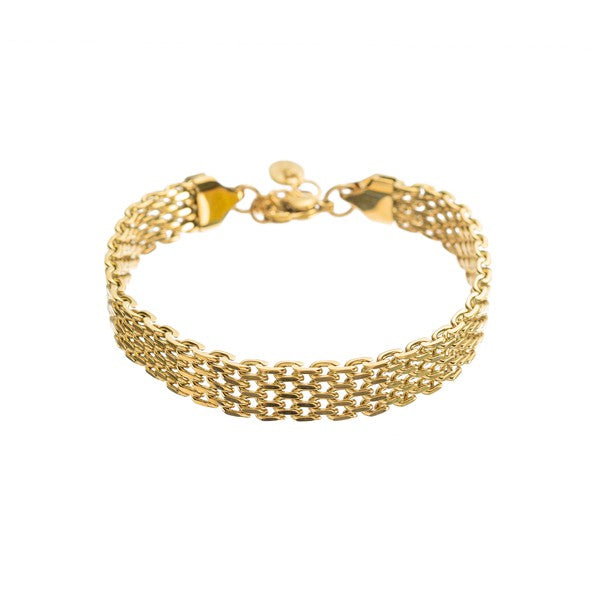 Waterproof Gold Filled Mesh Bracelet