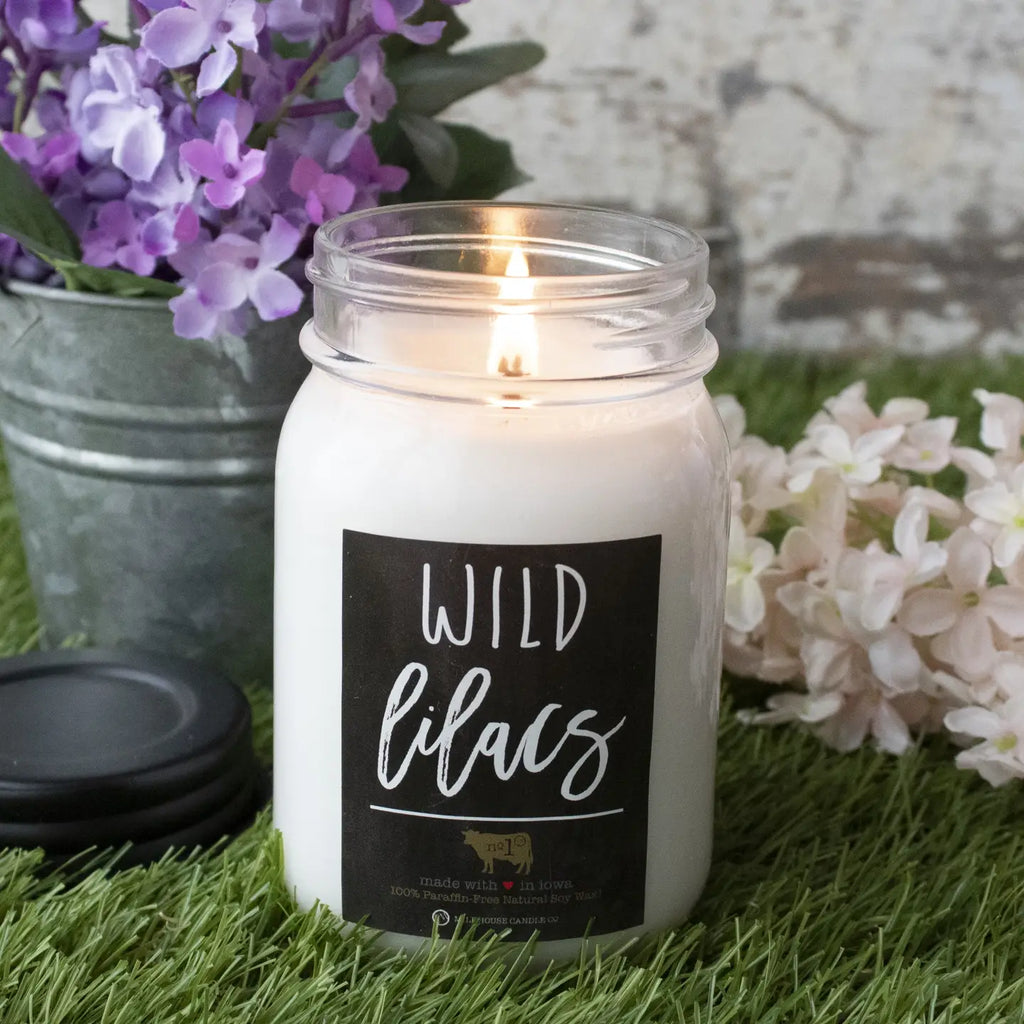 Milkhouse "Wild Lilacs" 13 oz jar candle